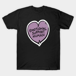 Emotional Support Human T-Shirt